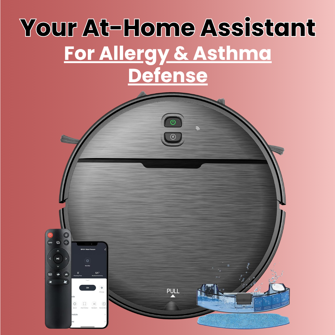 Ruby Robot Vacuum and Mop for Allergens