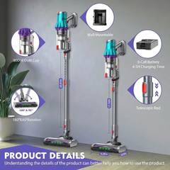 RoboHome Pet Cordless Vacuum
