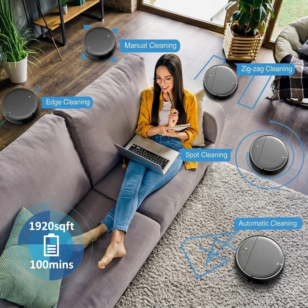Ruby Robot Vacuum and Mop for Allergens