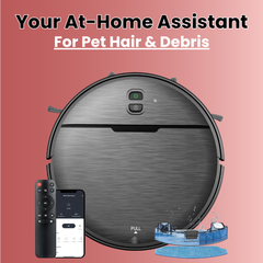 Ruby Robot Vacuum and Mop for Pet Hair and Debris