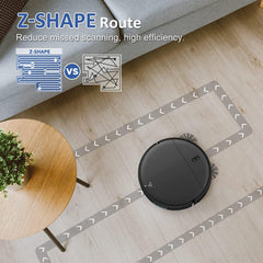 Ruby Robot Vacuum and Mop for Pet Hair and Debris